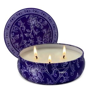 07729f8ba06d4c81985552b07e5d4e17-goods.jpeg 1 Large Citronella Candle, 13.5 oz (Approximately 382.7 g) 3-Wick Soy Wax Portable Travel Tin Candle | Suitable for Home, Garden, Patio, Balcony, and Summer Gifts