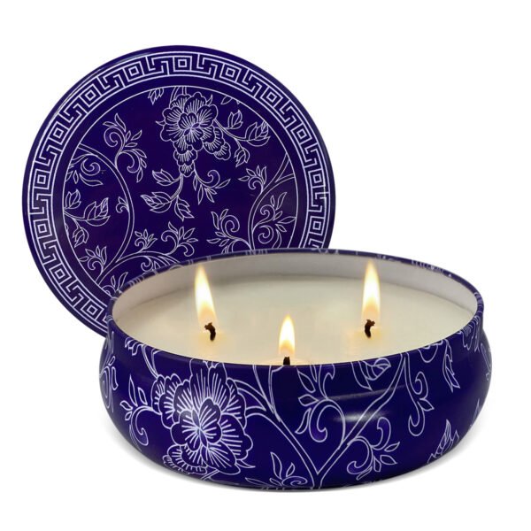 07729f8ba06d4c81985552b07e5d4e17-goods.jpeg 1 Large Citronella Candle, 13.5 oz (Approximately 382.7 g) 3-Wick Soy Wax Portable Travel Tin Candle | Suitable for Home, Garden, Patio, Balcony, and Summer Gifts