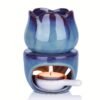 A Set of Ceramic Oil Diffusers Shaped Like Tulips, Suitable for Candles And Tealights