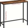 188b58b9c47cd2643e4c22f23b956d4b_1749215452217.jpg American Retro Corner Storage Display Table and Dark Brown Metal Frame with Engineered Wood Top