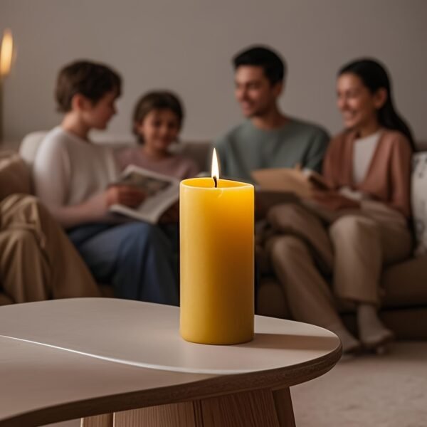 4-Pack Soy Wax Scented Candles | Lavender, Rose, Sage, Basil, Ocean Scent in Purple, Pink, Green, White, Blue