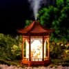 223dbe62-3cca-4b28-9cb1-1bb67efa88d8.jpg USB-Powered Chinese-Style Pavilion Humidifier & Aroma Diffuser with Night Light - Quiet Two-in-One Machine, Top-Fill Tank, Low Voltage Operation for Bedroom