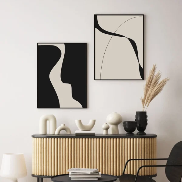 3a102edda497c6fa5039889e9e64cbea.webp Modern Black Beige Geometric Prints Canvas Poster for Home Living Room Wall Décor