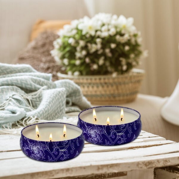 3f13af10a46e408b8e7a968a788ce007-goods.jpeg 1 Large Citronella Candle, 13.5 oz (Approximately 382.7 g) 3-Wick Soy Wax Portable Travel Tin Candle | Suitable for Home, Garden, Patio, Balcony, and Summer Gifts