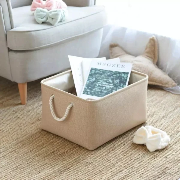 Extra Large 7L/25L/36L Folding Storage Basket Organizer Organize Office Bedroom Closet Toys Laundry Basket