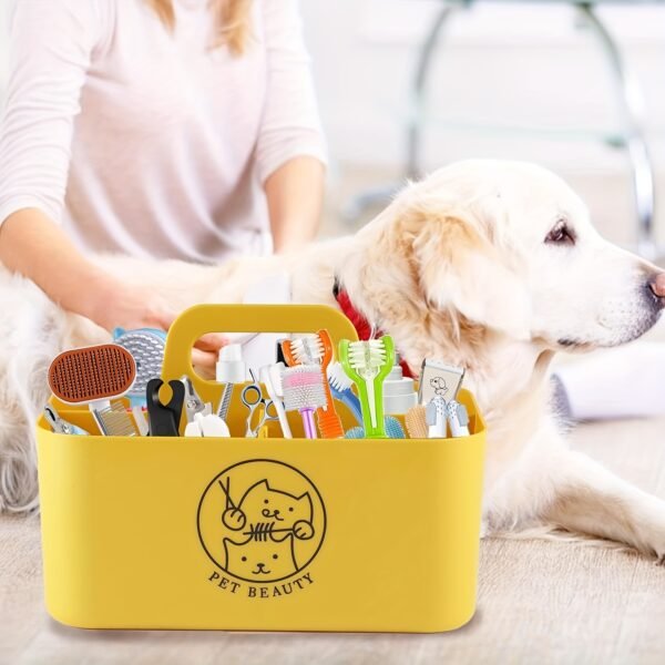 8f4dfa85-b91c-469e-8b4d-0ac2b3eb9071.jpg Supplies for Storing And Organizing Pet Items, Portable Containers, Compartmentalized Storage Boxes