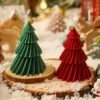 9555900c-6dfa-44ea-808b-be48947fe32c.jpg 1pc Christmas Tree Shaped Scented Candle, Home Decor Ornament