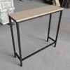 c60307f5-e5cd-4b34-b6db-4e9e2bc59885.jpg American Retro Corner Storage Display Table and Dark Brown Metal Frame with Engineered Wood Top
