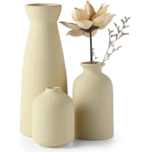 cn-11134207-820l4-mkhxvitbrkli75.webp 3pcs Ceramic Vase Set Modern Decorative Vases Hydroponic Dried Flower Utensils Bohemian Vase for Living Room Bookshelf Dining Table Decoration