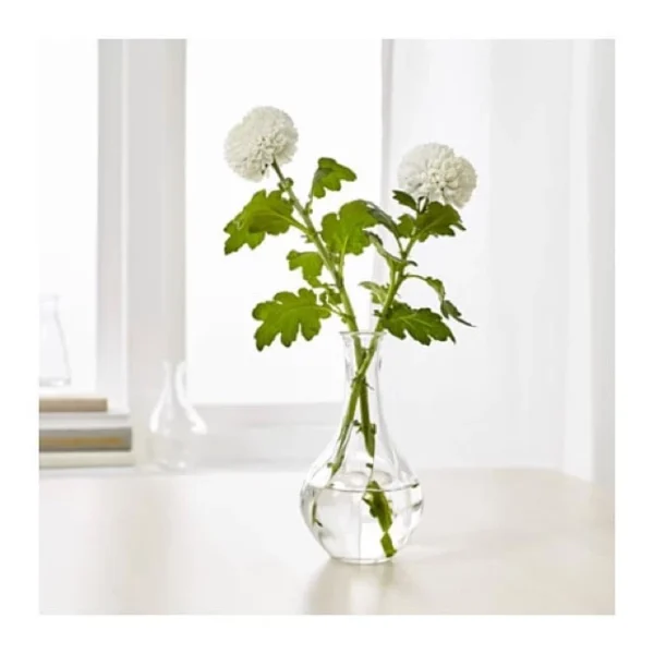 Vase Glass Transparent Vase ready stock