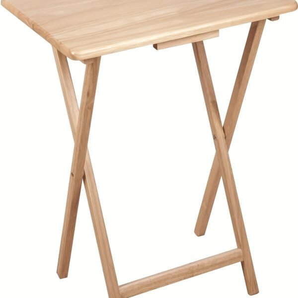 Folding TV Tray Table, Indoor Individual Table, Portable Rectangular Folding Table