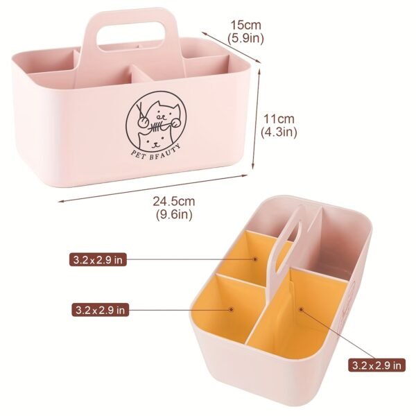 ee127153-d6fa-4db2-a3ea-aecb815d8559.jpg Supplies for Storing And Organizing Pet Items, Portable Containers, Compartmentalized Storage Boxes