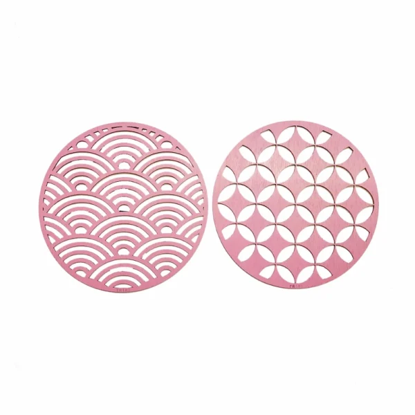 id-11134207-7rbk6-m8ea9ehjz6dt71.webp Aesthetic Living Room Wall Decoration I Scandinavian Minimalist kawung mandala Batik Motif Room Decoration 1set 2pcs