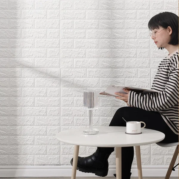 PE Foam 3D Wall Stickers Home Decor Wallpaper DIY Wall Decor Brick Living Room Kids Bedroom Decorative Sticker