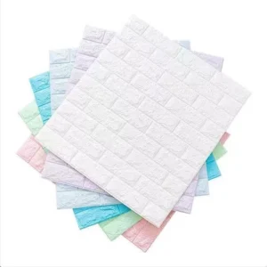 PE Foam 3D Wall Stickers Home Decor Wallpaper DIY Wall Decor Brick Living Room Kids Bedroom Decorative Sticker