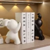 sg-11134201-23030-t0y3jm7v3dov59.webp Simple Cute Funny Ceramic Rabbit Bookend Decoration Tv Cabinet Living Room Light Luxury Home Accessories Desktop Bookends Decorations Gifts