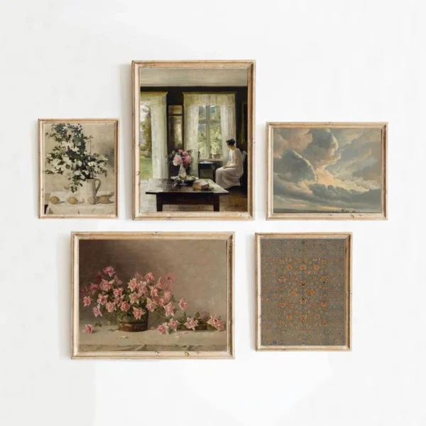 sg-11134201-7rbk0-lkz83nblamug3d.webp Vintage gallery wall art Country house farmhouse Spring canvas print | Landscape Painting Printable Wall art Décor