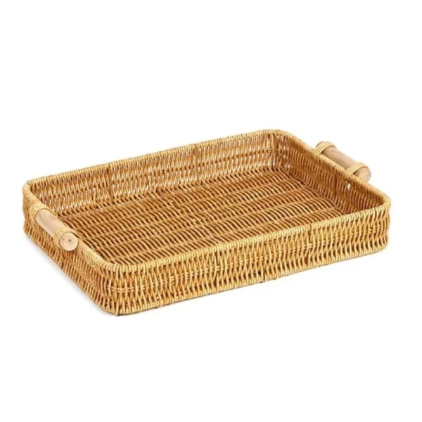 Nordic Handwoven Storage Basket Ins Fruit Storage Tray Snack Storage Basket House Supplies