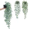 sg-11134201-7repm-m2c86ot090vwde.webp Artificial Vine Plants With Flowerpot Hanging Ivy Green Leaves Garden Decoration Fake Greenery Plant