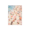 Summer Tiny People Swimming in Ocean Posters Print Canvas Painting Modern Minimalist Wall Art Bedroom Home Décor