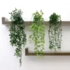 sg-11134253-824io-meifrj78972eb3.webp Artificial Vine Plants With Flowerpot Hanging Ivy Green Leaves Garden Decoration Fake Greenery Plant