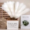 12pcs Artificial Pampas 56cm Home Decor Display Indoor Fake Reed Wedding Decoration Table Flower Leaves