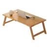 Bamboo Coffee Table Study Table 60/80CM Foldable Table Laptop Table Side Table